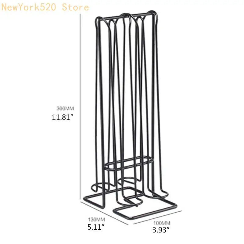 Modern Coffee Capsule Holder – Iron Espresso Storage Rack