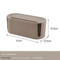 Nordic Cable & Power Strip Storage Box Organizer