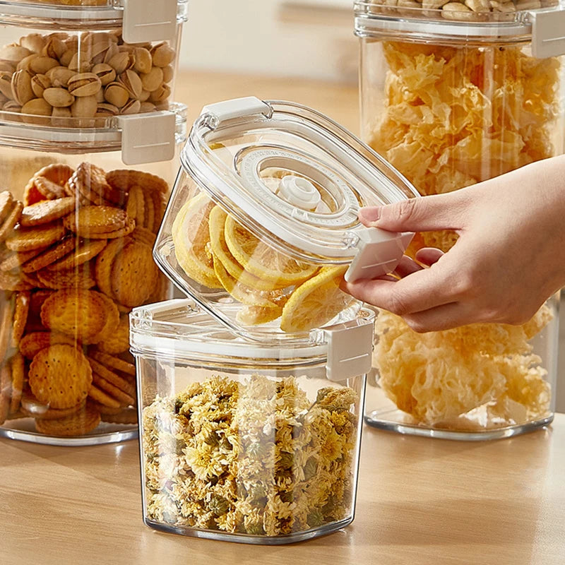 Electric Vacuum Seal Container for Coffee, Rice & Cereal Storage