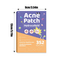 352-Pc Colorful Heart Pimple Patches – Invisible Acne Spot Stickers
