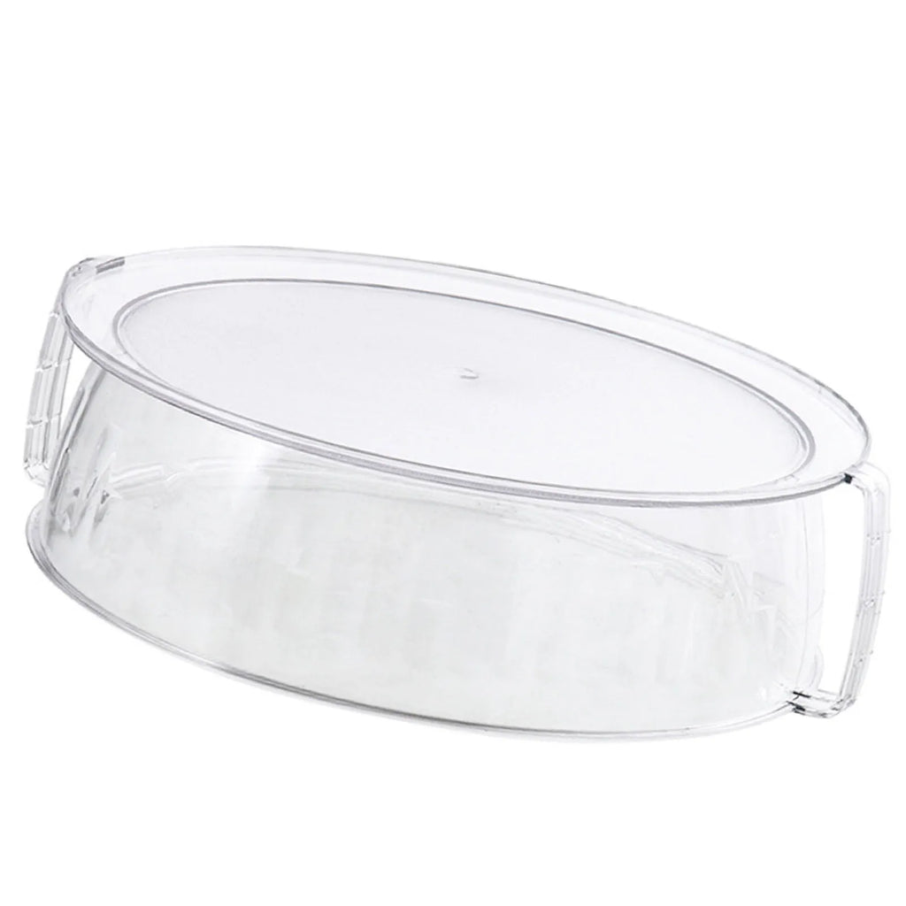 Clear Microwave Splatter Cover with Handle – Transparent Lid