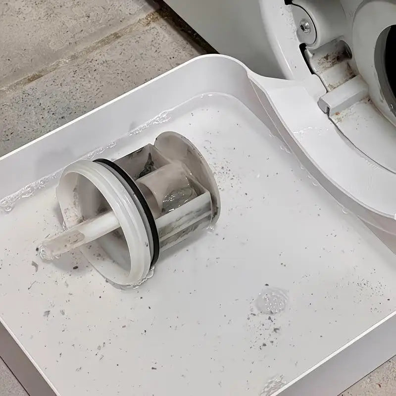 Washing Machine Drain Tray 3D Printed Anti-Slip Funnel Kit