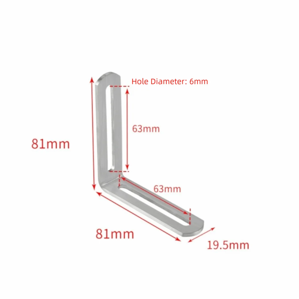 L-Shaped Stainless Steel Corner Brace Shelf Bracket | Angle Code