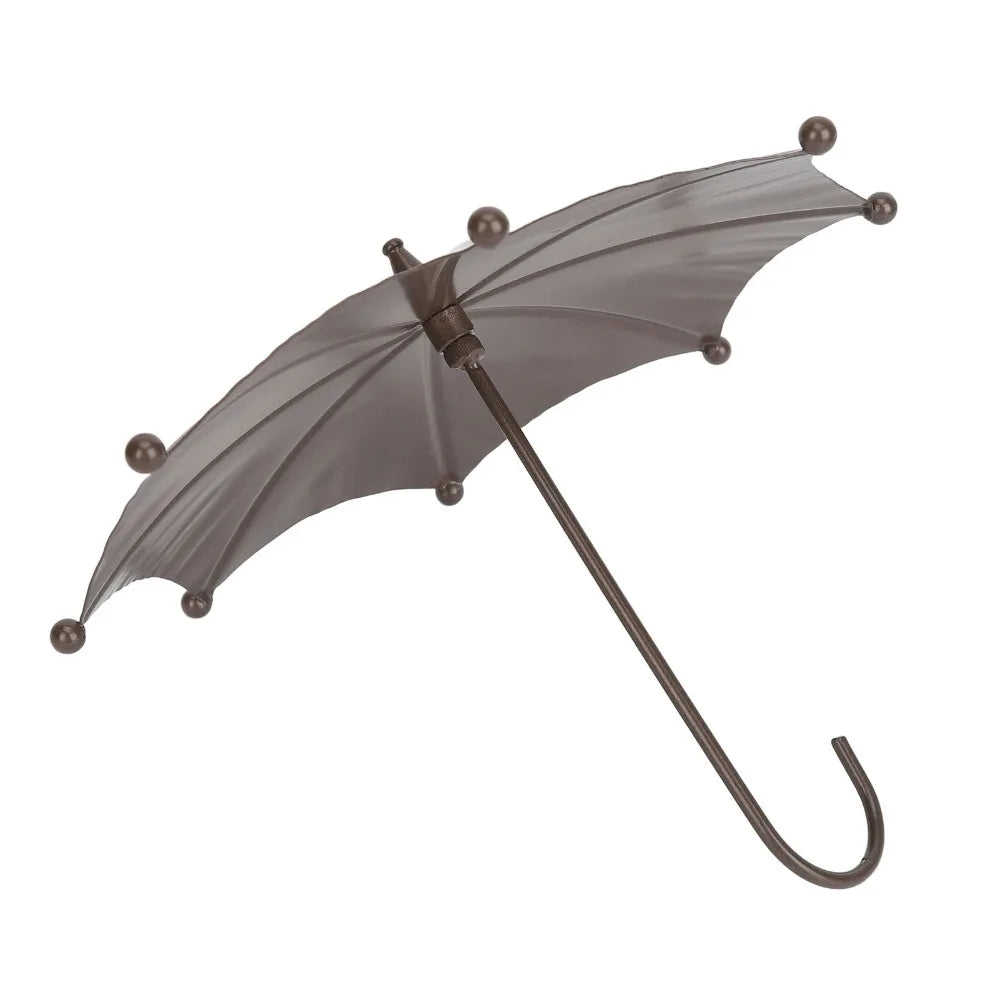 Umbrella Shaped Hanging Iron Bird Feeder Tray – Antique Bronze