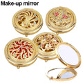 Eelhoe Folding Pocket Mirror Double-Sided Compact Round 7cm