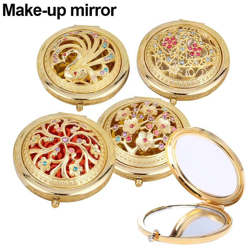 Eelhoe Folding Pocket Mirror Double-Sided Compact Round 7cm