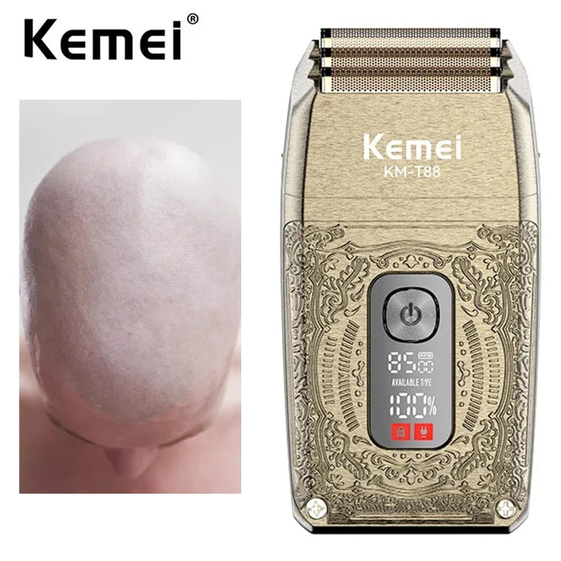 Kemei KM-T88 Triple Blade Foil Shaver 8500RPM Cordless Men