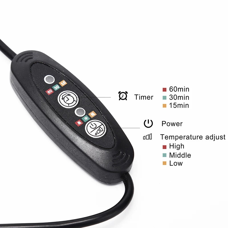 Carbon Fiber USB Heating Pad 3-Gear 5V DIY Thermal Mat