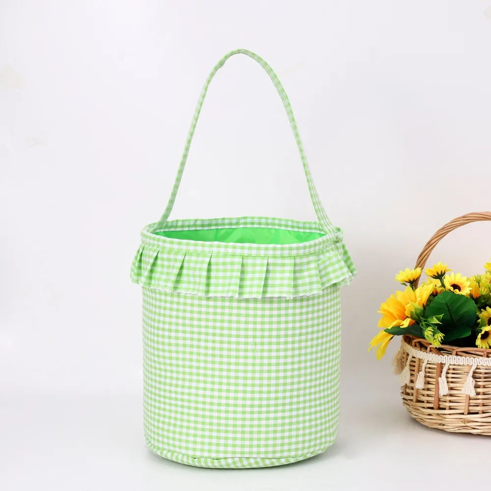 Large Halloween Trick or Treat Candy Basket Tote Bag