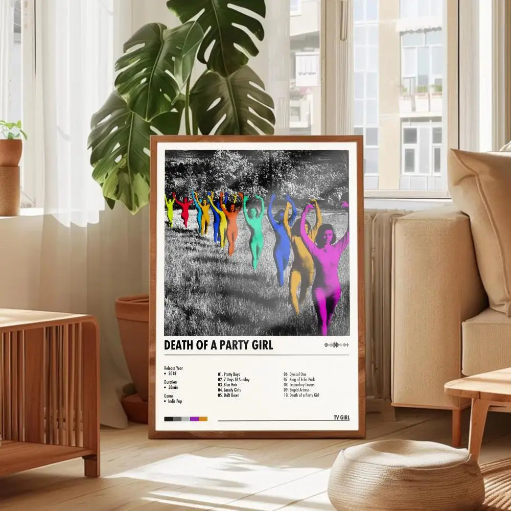 TV Girl Music Album Poster – Wall Art Canvas Print | Home Décor