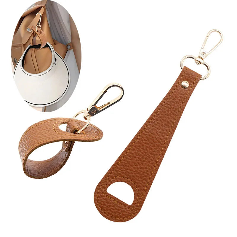 Leather Hat Clip Buckle – Travel Cap Hook for Backpacks