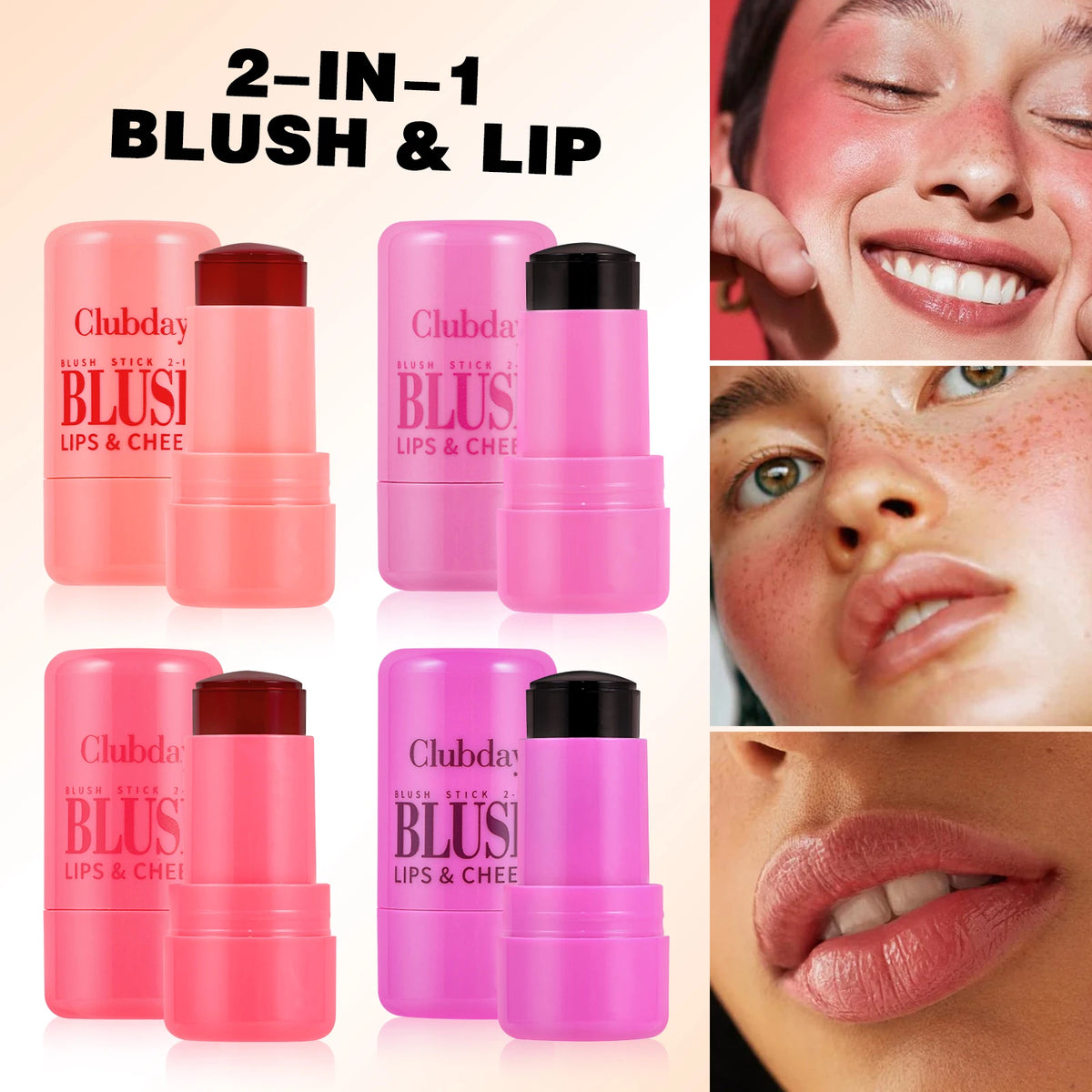 OREADEX 3-in-1 Blush Stick – Lips, Cheeks & Eyes Matte