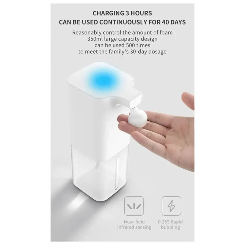 Touchless Automatic Foaming Soap Dispenser 350ml – Smart