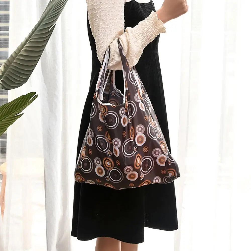 Large Foldable Shopping Bag – Heavy Duty Washable Polyester Tote