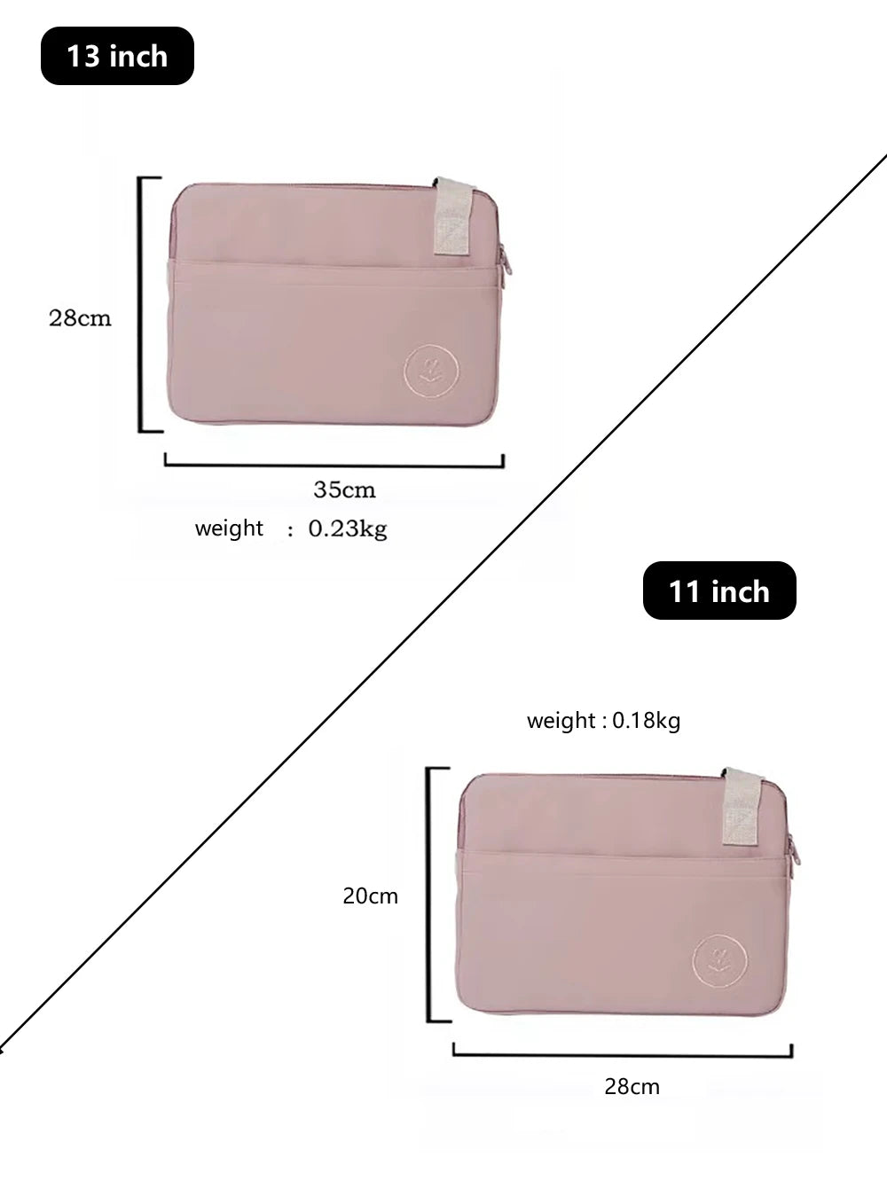 EGYAL Waterproof Laptop Sleeve Bag 11–13" MacBook & Notebook
