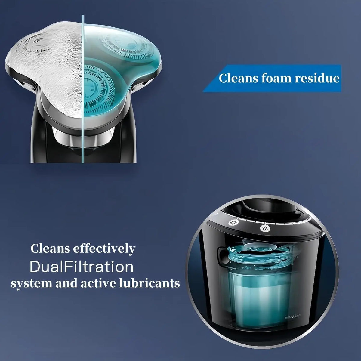 Electric Shaver Cleaning Cartridges for Smart Clean System
