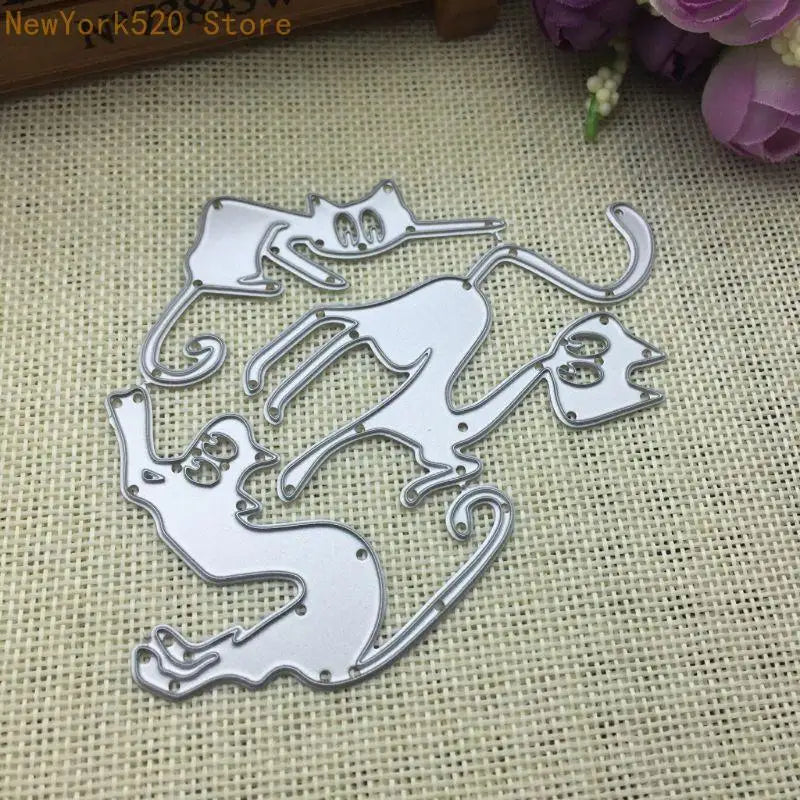 Cats Metal Cutting Dies Stencil – Scrapbooking & Card Making