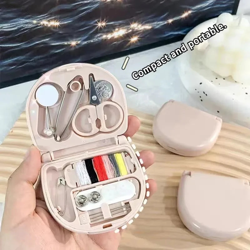 Mini Portable Sewing Kit – Needle & Thread Combo Set
