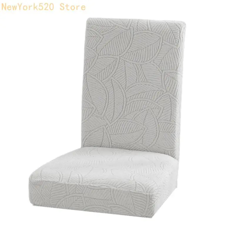 Elastic Spill-Resistant Dining Chair Cover Polyester Slipcover