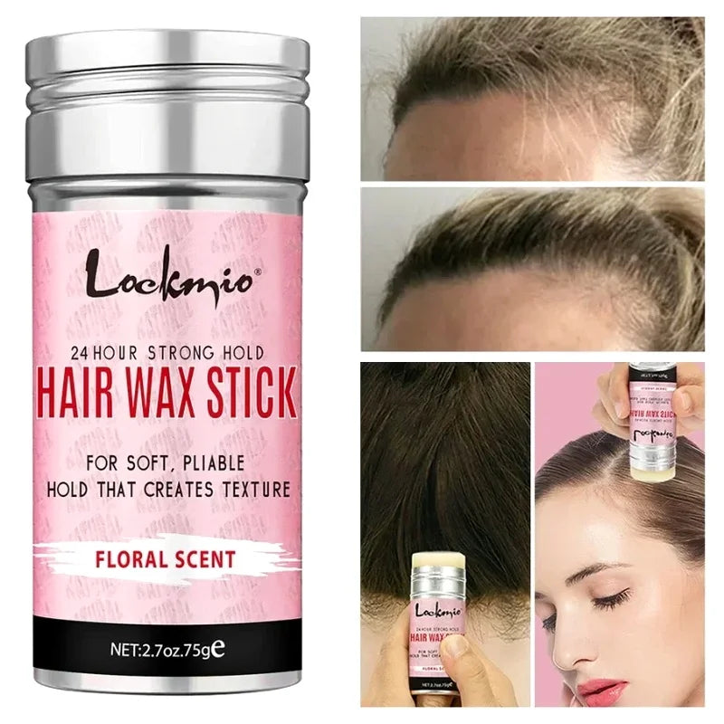 Women's Anti-Frizz Hair Styling Wax Rod & Pomade Kit