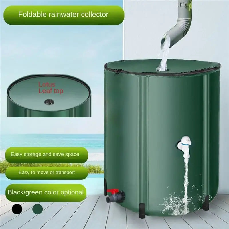 Foldable Rainwater Collection Barrel – Garden Irrigation Tank