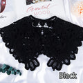 Women's Hollow Crochet Lace Detachable Collar – Floral O-Neck