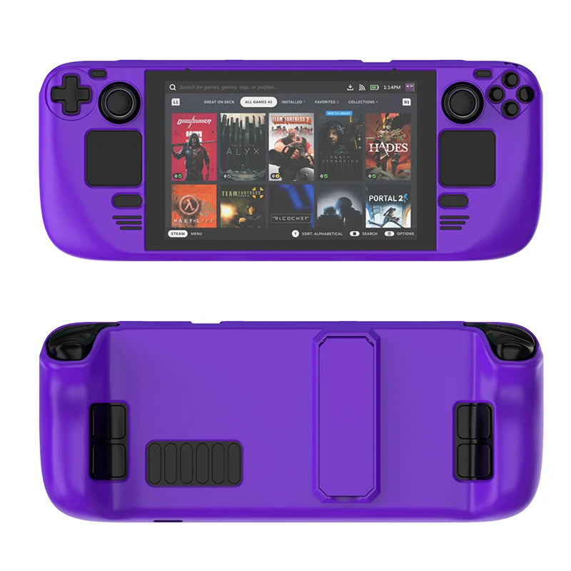 Steam Deck Hard Shell Case with Stand – Colorful Protection