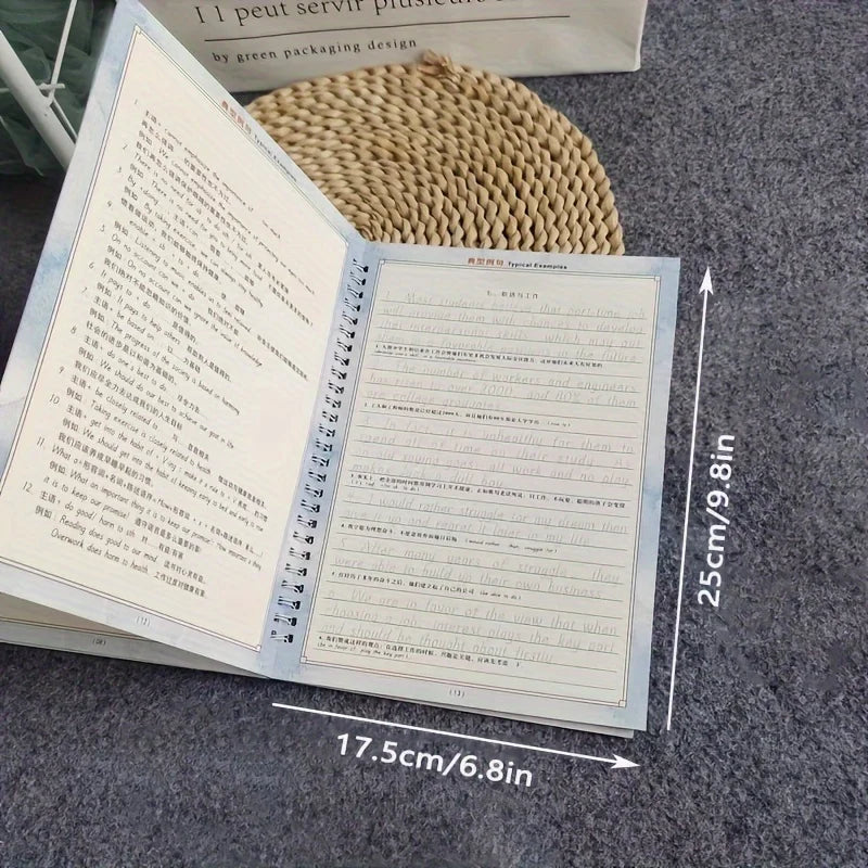 3D Italic Calligraphy Exercise Book – Reusable Handwriting Practice