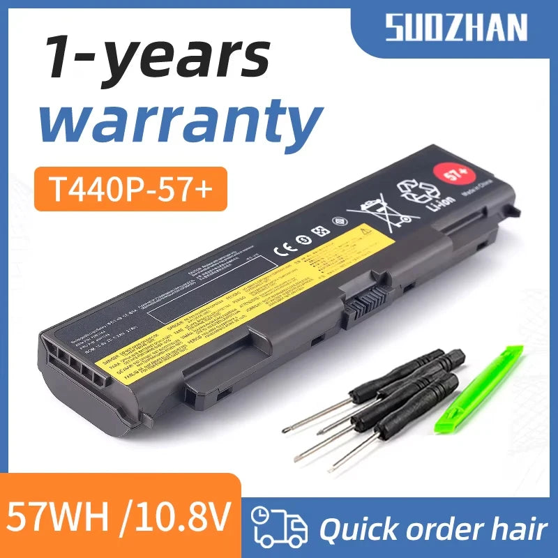 6-Cell Battery for Lenovo ThinkPad T440P T540P W540 L440 45N1144