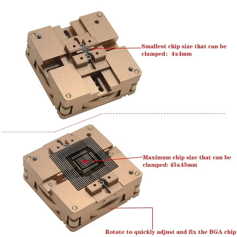 BGA Reballing Station Kit – 90×90mm IC Chip Rework Fixture