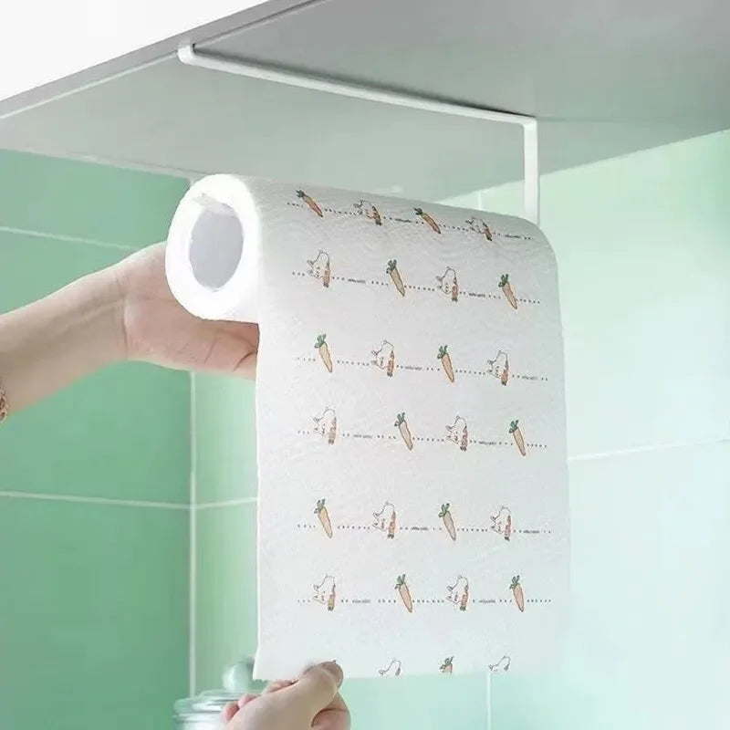 No-Drill Under Cabinet Paper Towel Holder | Kitchen Organizer