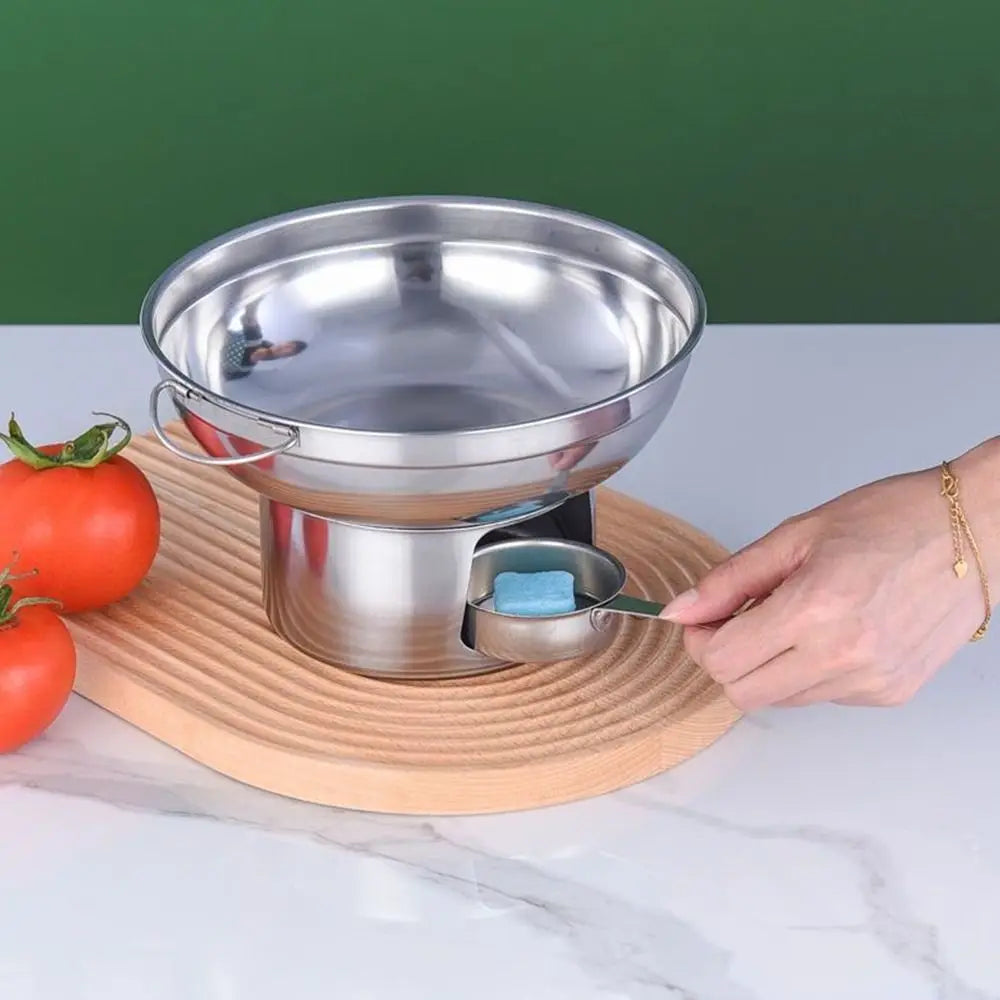 Stainless Steel Hot Pot 20/22cm Double Handle Cooking Pot