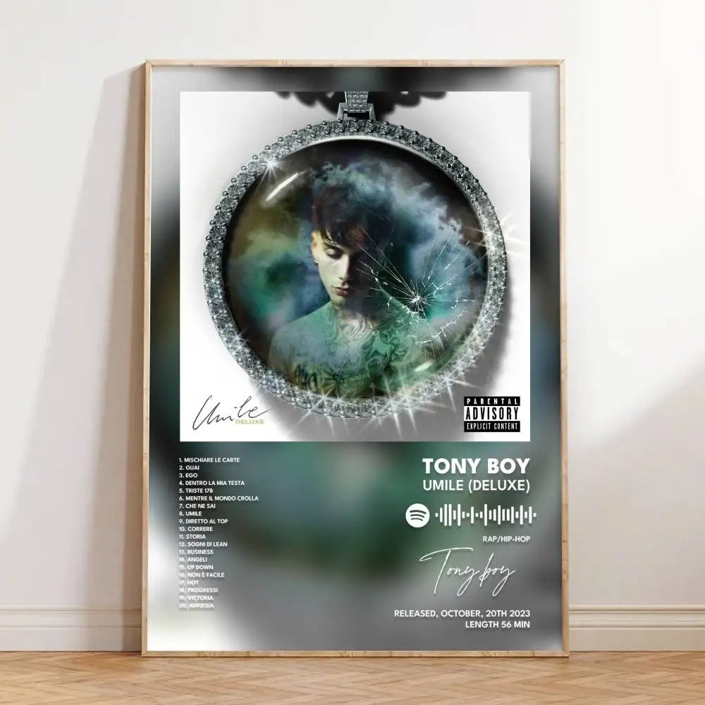 Tony Boy Self-Adhesive Art Poster – Waterproof Wall Sticker