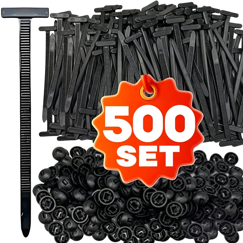 UV Resistant Self-Locking Nylon Cable Ties & Auto Body Clips