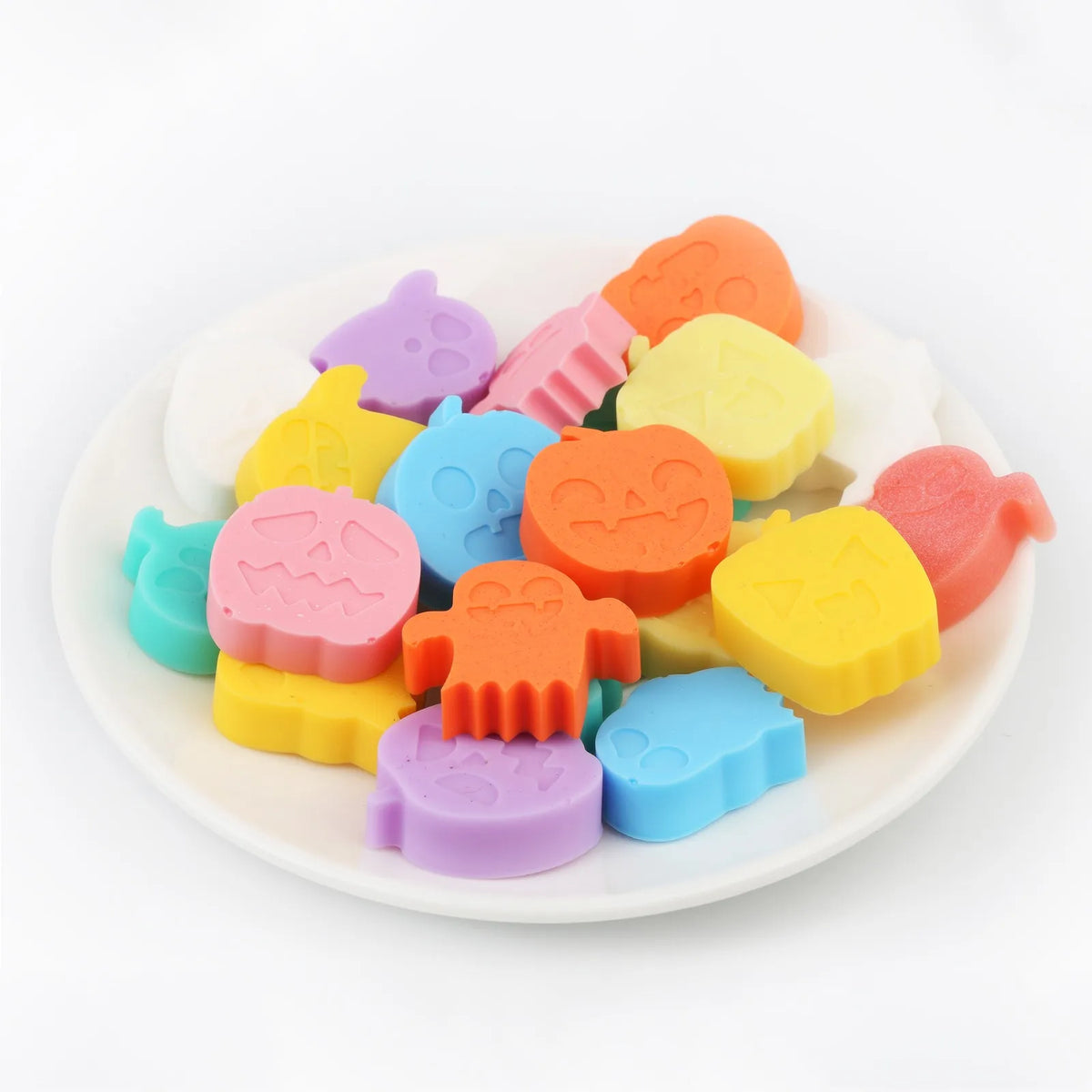 3D Halloween Silicone Mold – Pumpkin Ghost Chocolate Candy Tray
