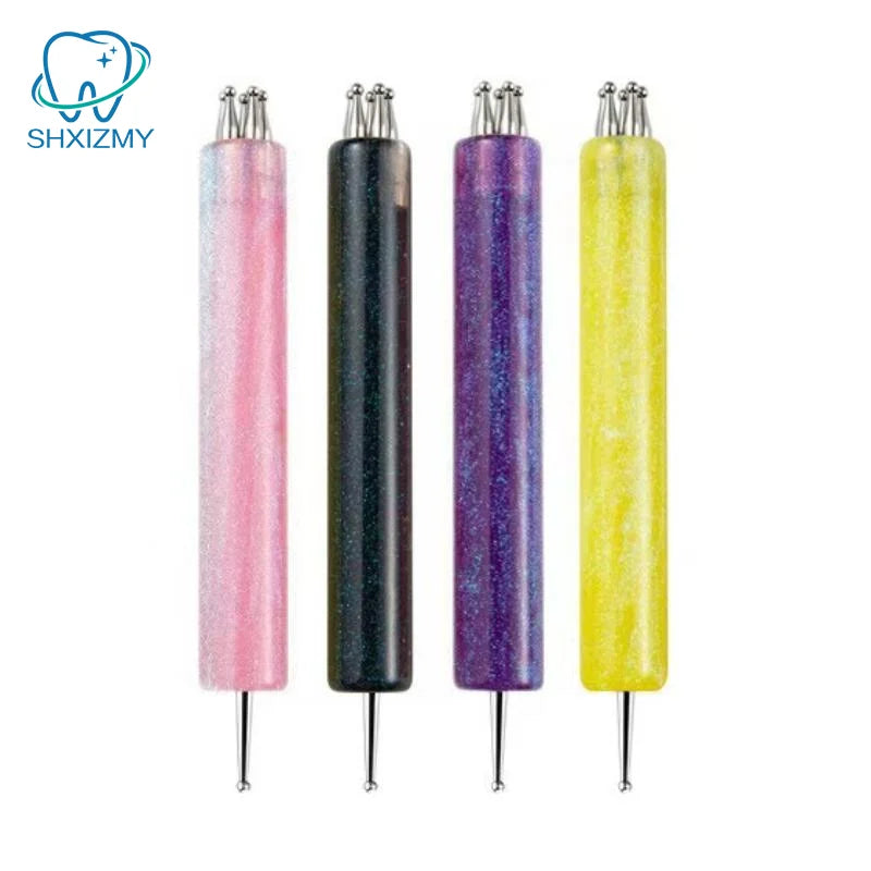 5Pcs Dual-Ended Nail Art Dotting Pen & Liner Brush Set