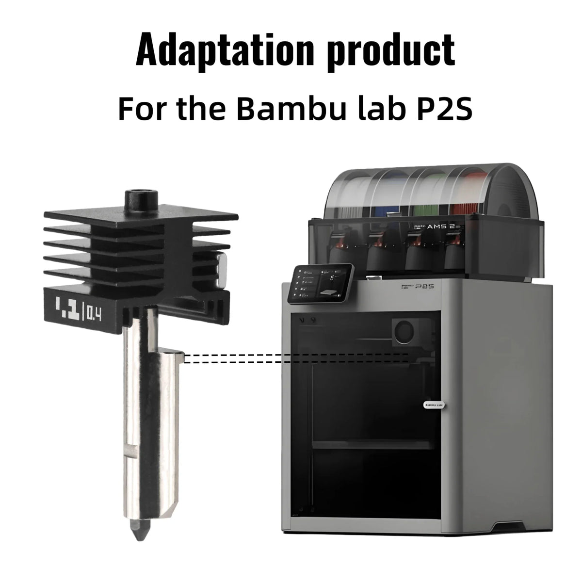 Bambu Lab P2S Hotend Kit – 0.2 0.4 0.6 0.8mm Nozzle