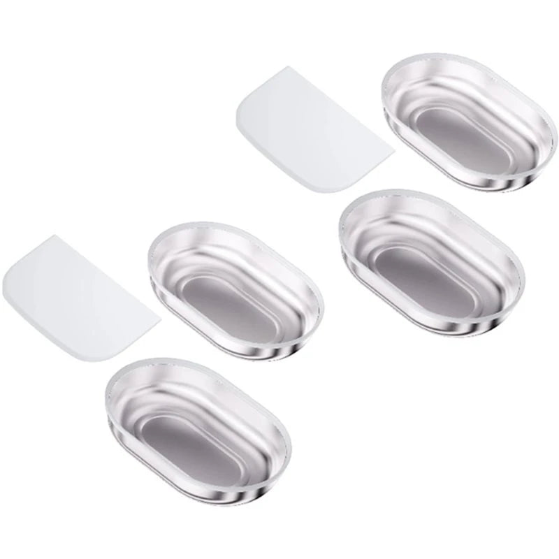 6-Pack Stainless Steel Bowls for RFID Microchip Cat Feeder