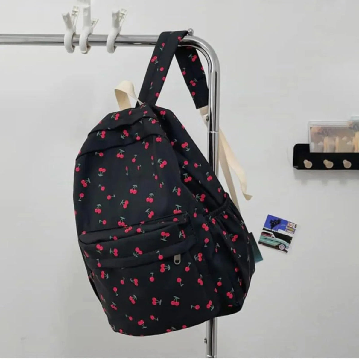 Cute Floral 3-Piece Girls Backpack Set with Pencil Case