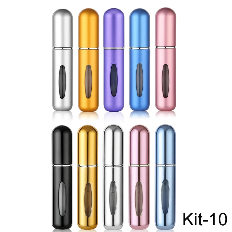 Mini Perfume Atomizer 5ml Refillable Travel Spray Bottle Set