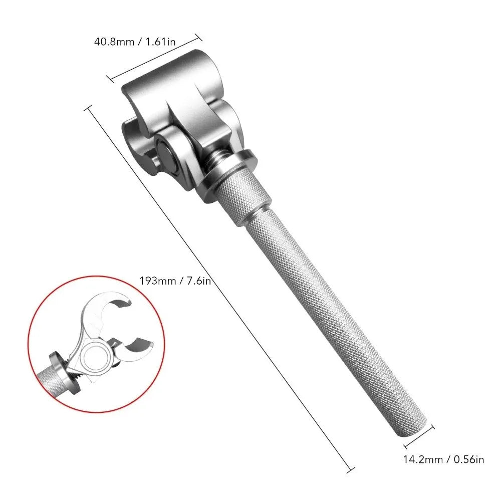Adjustable Door Hinge Wrench – Stainless Steel Alignment Tool