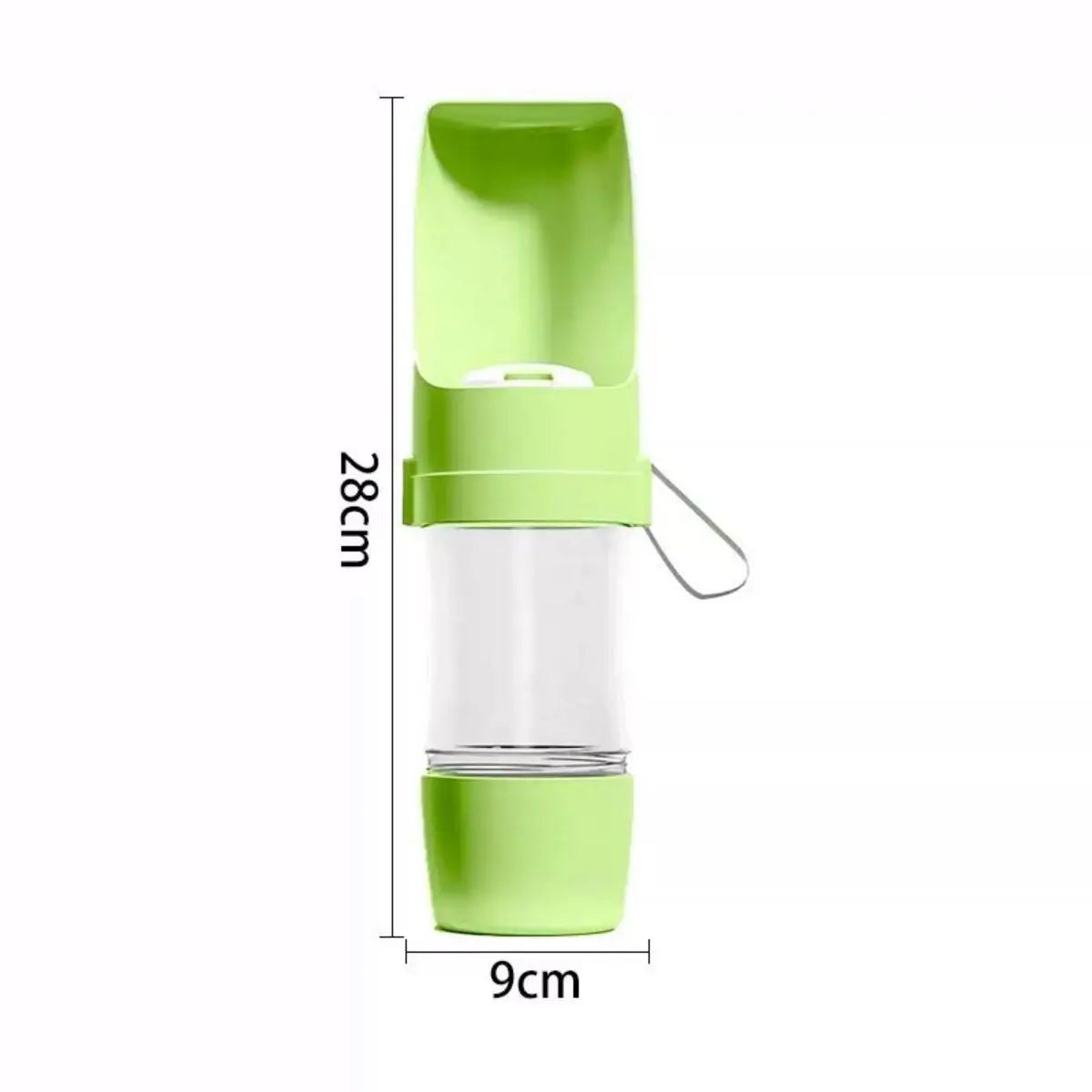 VIBE Portable Dog Cat Water Bottle & Food Container 500ml