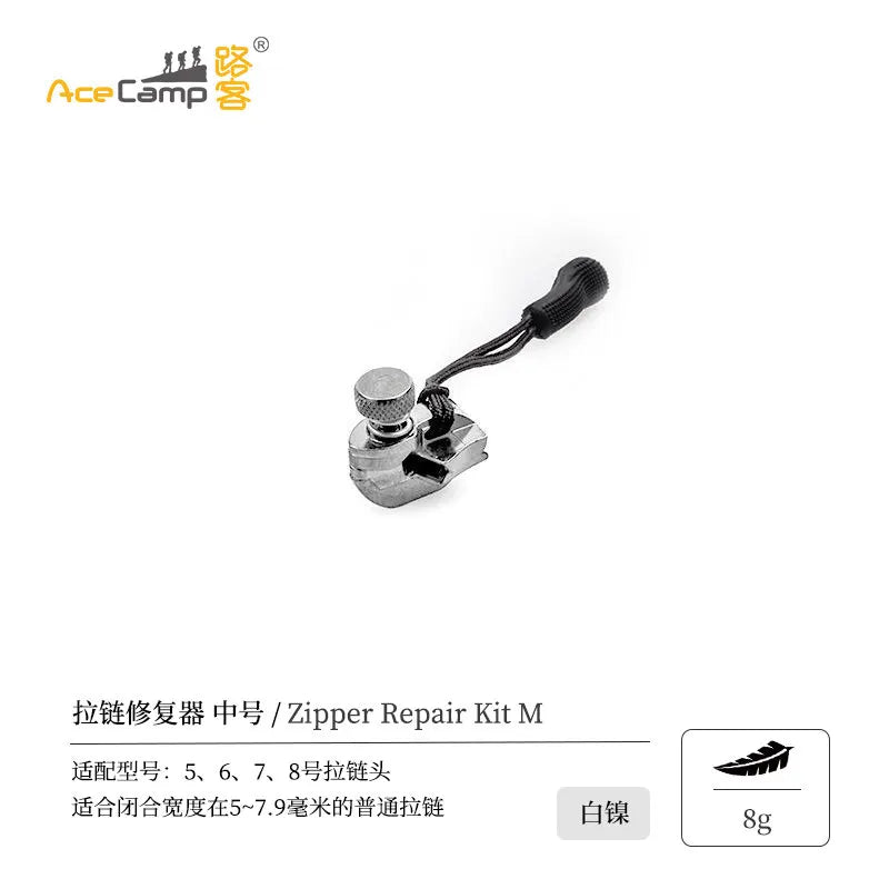 Universal Metal Zipper Puller Replacement & Repair Kit