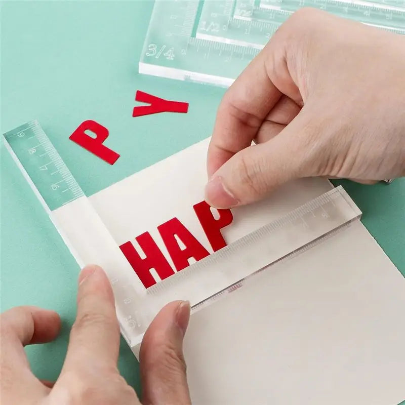 9-Pc Card Corner Positioning Set with Bone Folder & Crease Maker