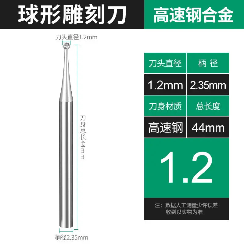 VIBE Tungsten Steel Ball Burr Milling Cutter Rotary Grinding Bit
