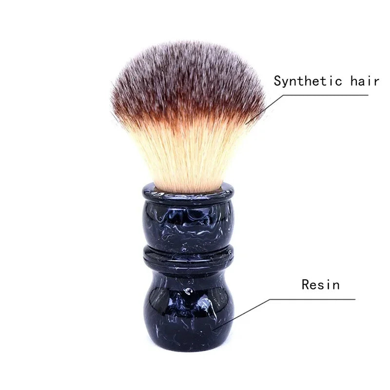 Men's 24mm Shaving Brush – Resin Handle & Synthetic Hair Knot