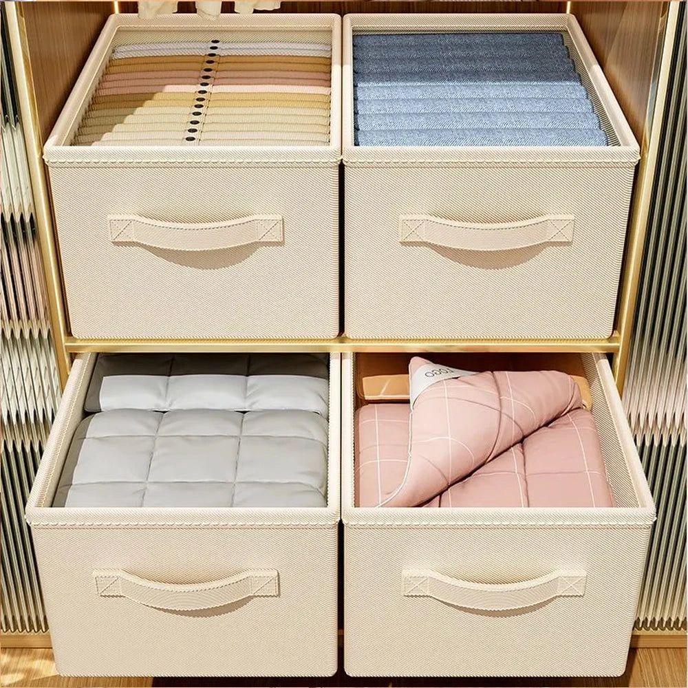 Foldable Clothes Storage Box PP Board Wardrobe Organizer