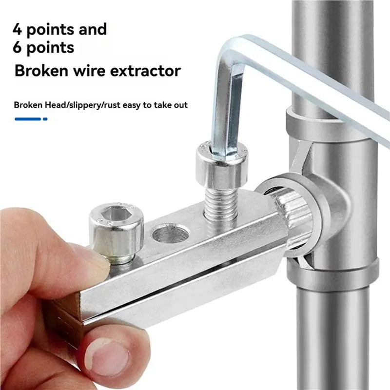 Stripped Screw Extractor Set – Bolt & Broken Screw Remover Kit