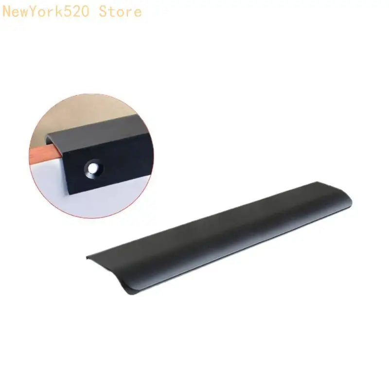 Aluminum Alloy Concealed Cabinet Drawer Pulls – Multi-Size