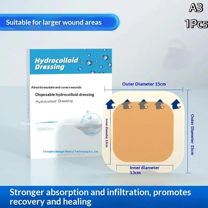 Hydrocolloid Waterproof Wound Dressing Self-Adhesive Patch